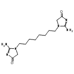 CAS#: 94109-91-8, 1,1'-(1,8-Octanediyl)bis(2-amino-1,5-dihydro-4H-imidazol-4-one)