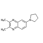CAS#: 941283-06-3, 2,3-Dimethyl-6-(1-pyrrolidinyl)quinoxaline