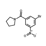 CAS#: 941294-20-8, (3-Bromo-5-nitrophenyl)(1-pyrrolidinyl)methanone