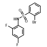 CAS 登录号：941294-30-0， 2-溴-N-(2,4-二氟苯基)苯磺酰胺