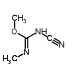CAS#: 94134-02-8, Methyl N-cyano-N'-methylcarbamimidate