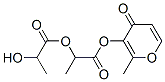 CAS#: 94134-41-5, 1-Methyl-2-[(2-Methyl-4-Oxo-4H-Pyran-3-Yl)Oxy]-2-Oxoethyl Lactate