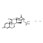 CAS#: 94135-39-4, (11beta,16beta)-9-chloro-11,17-dihydroxy-16-methyl-21-(phosphonooxy)-Pregna-1,4-diene-3,20-dione sodium salt (1:2)