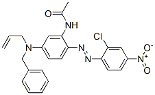 CAS#: 94157-89-8, N-[2-[(2-Chloro-4-Nitrophenyl)Azo]-5-[(Phenylmethyl)Allylamino]Phenyl]Acetamide