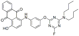 CAS#: 94160-39-1, 1-[[3-[[4-(Dibutylamino)-6-Fluoro-1,3,5-Triazin-2-Yl]Oxy]Phenyl]Amino]-4-Hydroxyanthraquinone