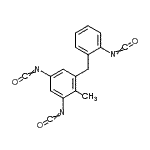 CAS#: 94166-84-4, 1,5-diisocyanato-3-[(2-isocyanatophenyl)methyl]-2-methyl-benzene