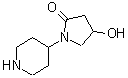 CAS 登录号：941672-66-8， 4-羟基-1-(4-哌啶基)-2-吡咯烷酮