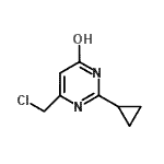 CAS#: 94171-07-0, 6-(Chloromethyl)-2-cyclopropyl-4-pyrimidinol