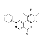 CAS 登录号：941717-05-1， 五氟苯基2-(4-吗啉基)-5-嘧啶羧酸酯