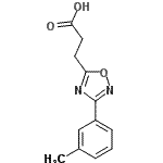 CAS#: 94192-16-2, 3-[3-(3-Methylphenyl)-1,2,4-oxadiazol-5-yl]propanoic acid