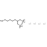CAS#: 94199-76-5, tetrasodium N,N-bis(phosphonatomethyl)hexan-1-amine