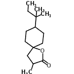 CAS#: 94200-91-6, 8-(1,1-dimethylpropyl)-2-methyl-4-oxaspiro[4.5]decan-3-one