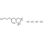CAS 登录号：94202-08-1， 四铵2-乙基-N,N-二(膦酸基甲基)己烷-1-胺