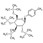 CAS#: 942043-17-6, 4-Methylphenyl 1-thio-2,3,4,6-tetrakis-O-(trimethylsilyl)-beta-D-glucopyranoside