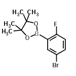 CAS 登录号：942069-51-4， 2-(5-溴-2-氟苯基)-4,4,5,5-四甲基-1,3,2-二氧硼戊环