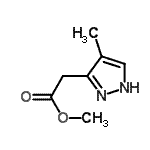 CAS#: 942260-66-4, Methyl (4-methyl-1H-pyrazol-3-yl)acetate