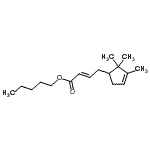 CAS#: 94231-49-9, Pentyl (2E)-4-(2,2,3-trimethyl-3-cyclopenten-1-yl)-2-butenoate