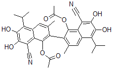 CAS#: 94242-60-1, Gossylicnitrile-1,1'-Diacetate