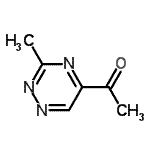 CAS#: 94243-23-9, 1-(3-Methyl-1,2,4-triazin-5-yl)ethanone