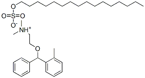 CAS#: 94249-00-0, [2-[(alpha-O-Tolylbenzyl)Oxy]Ethyl]Dimethylammonium Hexadecyl Sulphate
