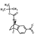 CAS#: 942492-10-6, 2-Methyl-2-propanyl (1S,8R)-4-nitro-11-azatricyclo[6.2.1.0<sup>2,7</sup>]undeca-2,4,6-triene-11-carboxylate