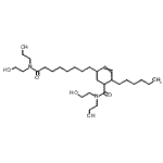CAS#: 94266-28-1, 5-[8-(bis(2-hydroxyethyl)amino)-8-oxo-octyl]-2-hexyl-N,N-bis(2-hydroxyethyl)cyclohex-3-ene-1-carboxamide
