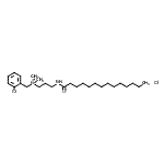 CAS#: 94279-02-4, (2-chlorophenyl)methyl-dimethyl-[3-(tetradecanoylamino)propyl]ammonium chloride