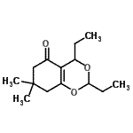 CAS#: 942830-44-6, 2,4-Diethyl-7,7-dimethyl-4,6,7,8-tetrahydro-5H-1,3-benzodioxin-5-one