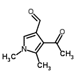 CAS#: 94284-25-0, 4-Acetyl-1,5-dimethyl-1H-pyrrole-3-carbaldehyde