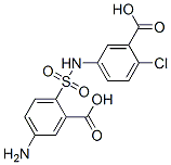 CAS#: 94291-74-4, 5-Amino-2-[[(3-Carboxy-4-Chlorophenyl)Amino]Sulphonyl]Benzoic Acid