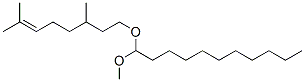 CAS#: 94291-87-9, 1-[(3,7-Dimethyloct-6-Enyl)Oxy]-1-Methoxyundecane