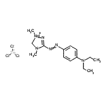 CAS#: 94292-04-3, 3-[[4-(Diethylamino)Phenyl]Azo]-1,4-Dimethyl-1H-1,2,4-Triazolium Trichlorozincate(1-)