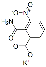 CAS 登录号：943522-94-9， 2-(氨基羰基)-3-硝基-苯甲酸钾盐(1:1)