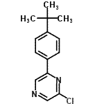 CAS#: 943997-52-2, 2-Chloro-6-[4-(2-methyl-2-propanyl)phenyl]pyrazine