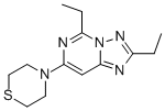 CAS 登录号：94415-03-9， 2,5-二乙基-7-(4-硫代吗啉基)-1,2,4-三唑并[1,5-c]嘧啶