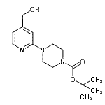 CAS#: 944450-80-0, 2-Methyl-2-propanyl 4-[4-(hydroxymethyl)-2-pyridinyl]-1-piperazinecarboxylate