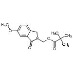 CAS#: 944718-09-6, (6-Methoxy-1-oxo-1,3-dihydro-2H-isoindol-2-yl)methyl pivalate