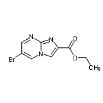 CAS 登录号：944896-67-7， 乙基6-溴咪唑并[1,2-a]嘧啶-2-羧酸酯