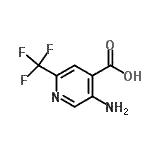 CAS 登录号：944900-27-0， 5-氨基-2-(三氟甲基)异烟酸