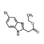 CAS 登录号：944903-92-8， 乙基2-(5-溴-1H-苯并咪唑-2-基)乙酸酯
