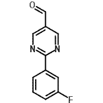 CAS 登录号：944904-96-5， 2-(3-氟苯基)-5-嘧啶甲醛