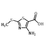 CAS#: 94507-74-1, 4-Amino-2-(methylsulfanyl)-1,3-thiazole-5-carboxylic acid