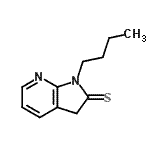 CAS 登录号：945454-18-2， 1-丁基-1,3-二氢-2H-吡咯并[2,3-b]吡啶-2-硫酮