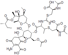 CAS 登录号:94555-00-7, 帕地霉素 A