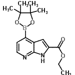 CAS#: 945865-21-4, Ethyl 4-(4,4,5,5-tetramethyl-1,3,2-dioxaborolan-2-yl)-1H-pyrrolo[2,3-b]pyridine-2-carboxylate