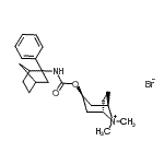 CAS#: 94598-43-3, [(1R,5S)-8,8-dimethyl-8-azoniabicyclo[3.2.1]octan-3-yl] N-(2-phenylnorbornan-2-yl)carbamate bromide