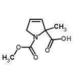 CAS 登录号：946057-50-7， 1-(甲氧羰基)-2-甲基-2,5-二氢-1H-吡咯-2-羧酸