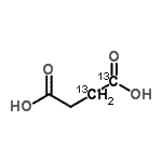 CAS#: 94641-55-1, (1,2-<sup>13</sup>C<sub>2</sub>)Butanedioic acid