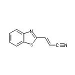 CAS#: 94663-46-4, (2E)-3-(1,3-Benzothiazol-2-yl)acrylonitrile