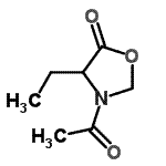 CAS#: 94664-19-4, 3-Acetyl-4-ethyl-1,3-oxazolidin-5-one
